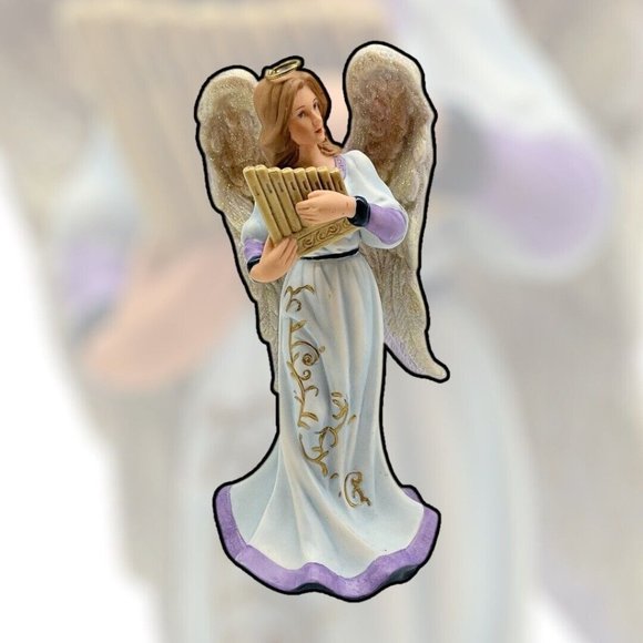 Heavens Melody Angel Figurine Thomas Kinkade Nativity Collection Limited Edition - Picture 2 of 16